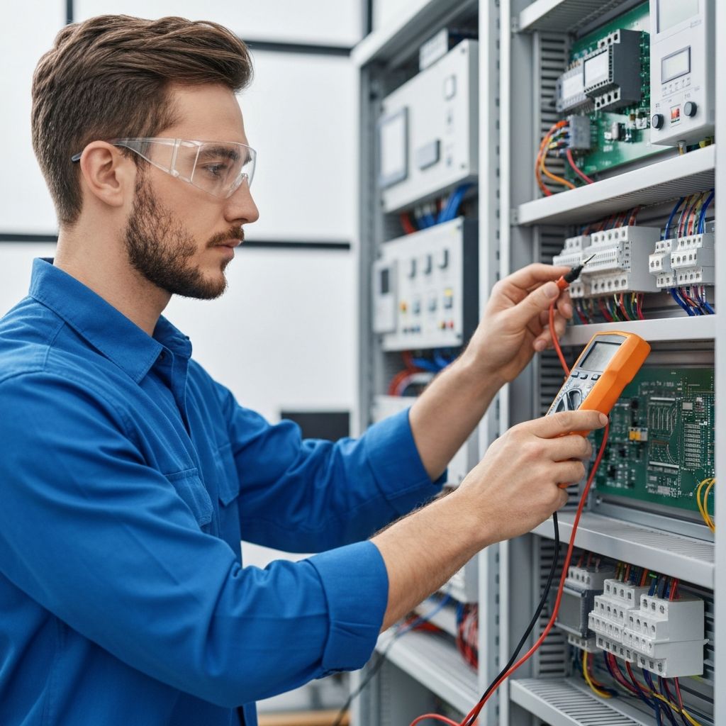 Pruebas eléctricas con equipo especializado