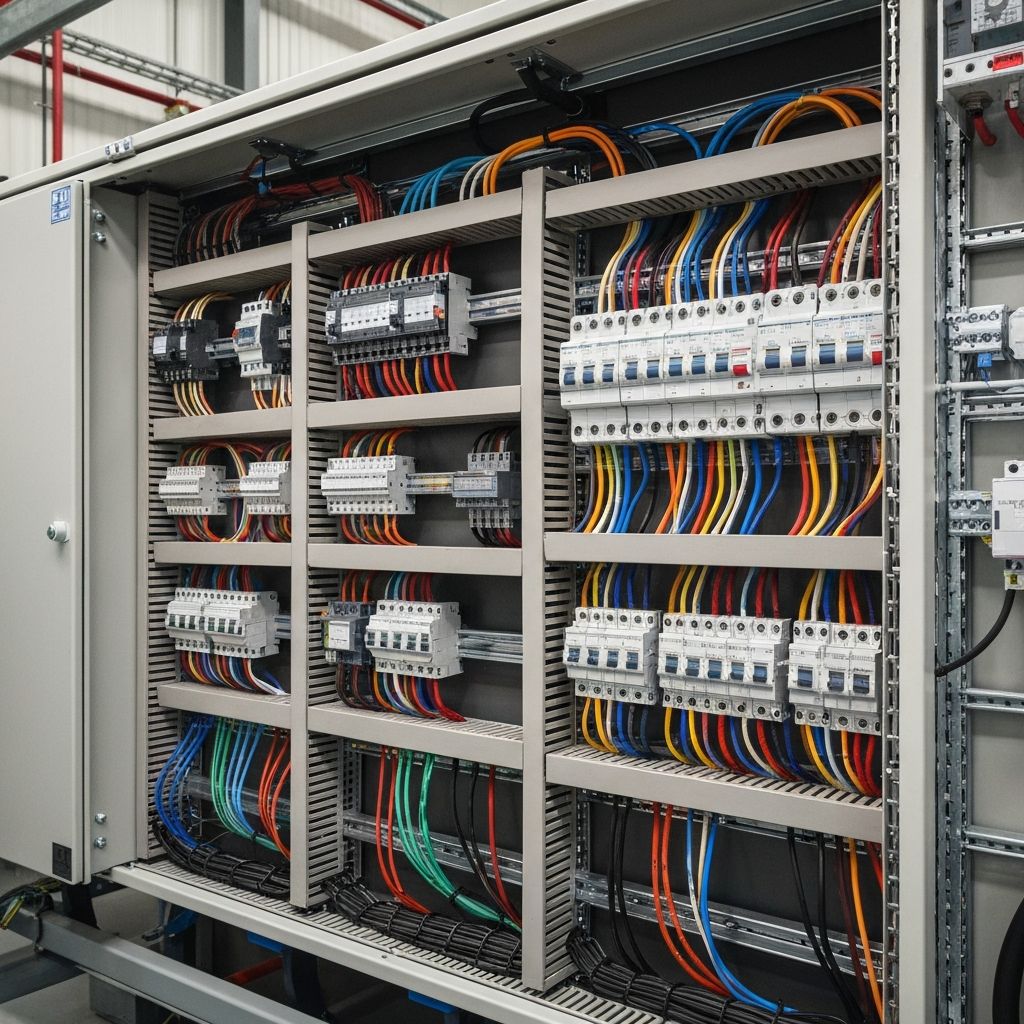 Tablero de distribución eléctrica industrial